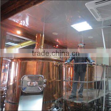 Red copper 1000L Beer brewing equipment Used brewery equipment