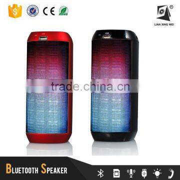 cylinder mini bluetooth speaker with led light super bass