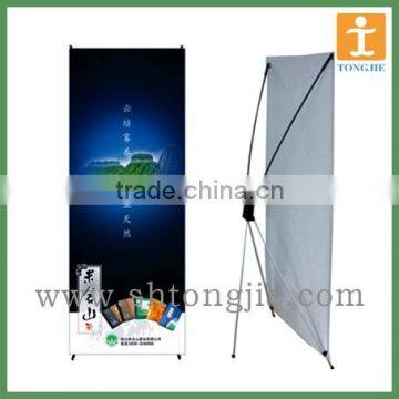 Custom indoor advertising x banner stand