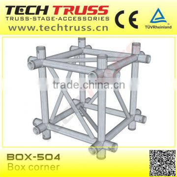 BOX-504 aluminum box corner , cube aluminum truss corner