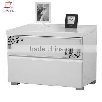 Chinese small wood cheap high end wood display stands ,night stand ,night light display stand for home , hospital ,hotel