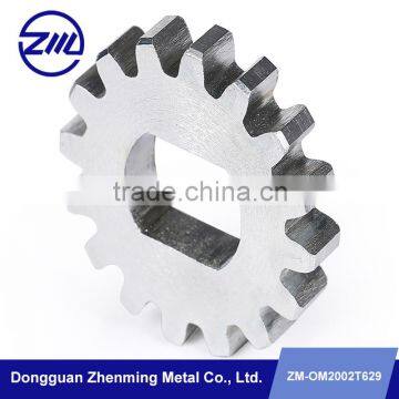 Professional custom steel gear, metal gear wheel, double diameter small spur gear