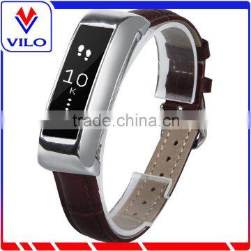 Classic Accessory Crocodile Genuine Leather Replacement for Fitbit Alta Bands with Metal frame
