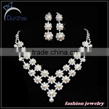 Wholesale & charming jewelry set for bride with pearl