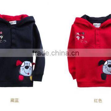 long sleeves children boys hoodie jacket coat winter spring zipper hood fleece kids outerwear