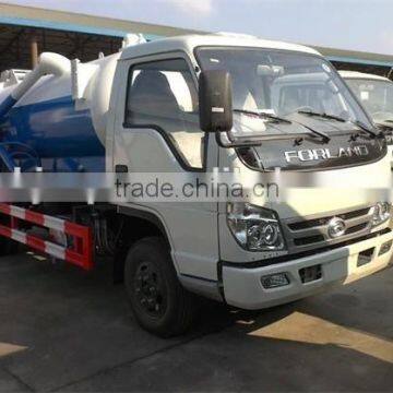 4*2 forland 3000L new sewage suction truck for sale