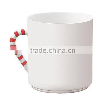 8 Oz. 230ml Fashion Personalized Customized Party Drinking Cups With Handle Promotional Popular Plastic Snowman Mugs
