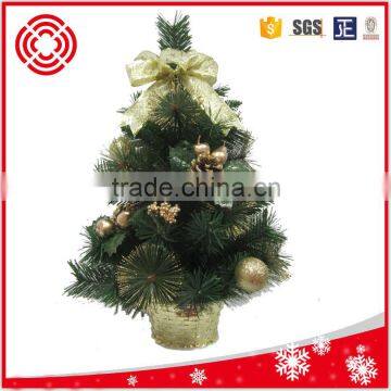 2015 Hot sale Exquisited tabletop Christmas decorated tree