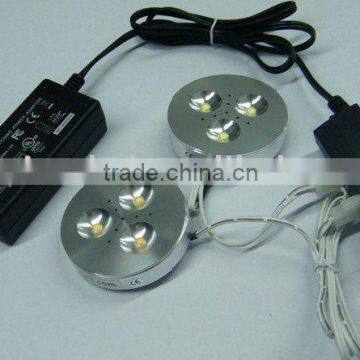 3x1W RGB LED puck light