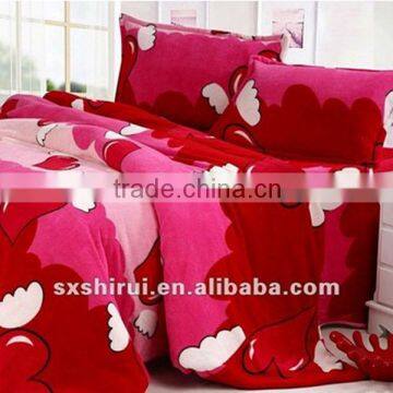 fleece bedsheet sets good price factory made