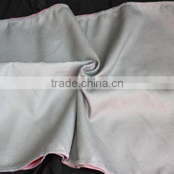 Multifunctional 100 polyester polar fleece fabric printed microfiber towel microfiber face towel with CE certificate