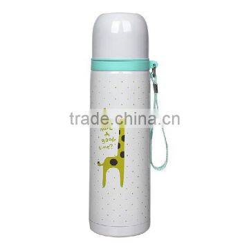 Wholesales Lovely Cartoon 500ML Vacuum Flask China Vacuum Insulated Stainless Steel Water Bottle photo-5