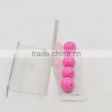 Diameter 23mm Round Poly Resin Beads