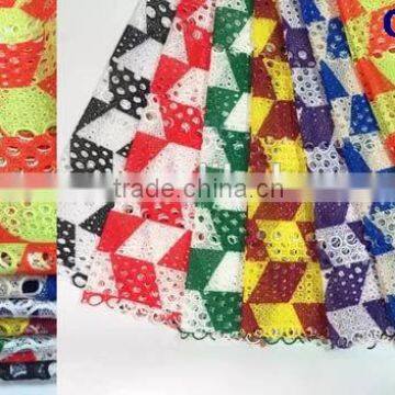 CL60082 Elegant design multi color guipure lace fabric,nigerian styles cord lace