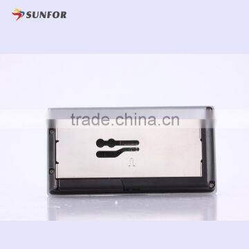 Four PCS AAA Batteries Energy Saving Silver Wireless Solar Doorbell for Home