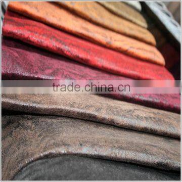 2015 Newest Polyester faux leather furniture fabric