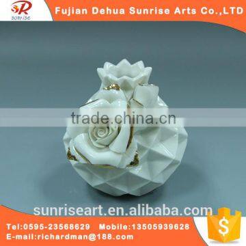 Unique ceramic shape flower vases wholesale