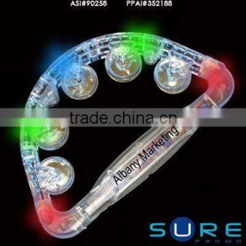 led flashing tambourine