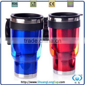 450ml 16 OZ 12V Travel Mug with USB DC 12V Plug