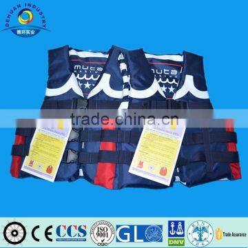 Cheap life jacket with three belts, Swimming life jacket