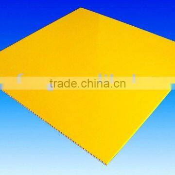 puer lemon color pvc ceiling panel