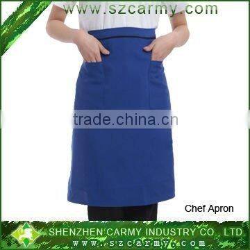 super quality blue color 100% nylon unisex chef apron