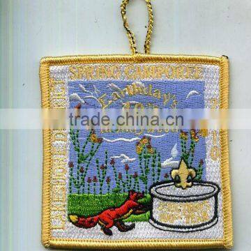 Number Embroidery Patch With a Thread