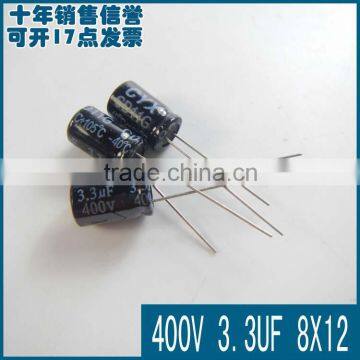 Capacitors 400V 3.3UF 8X12 DIP