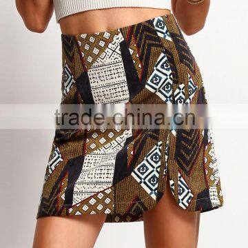bulk clothing new arrival autumn retro corduroy womans fashion latest model skirt