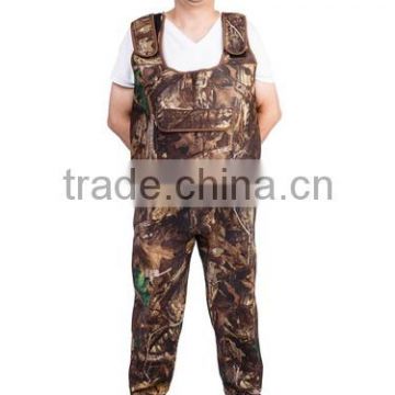 Camouflage neoprene fishing waders 8898BC