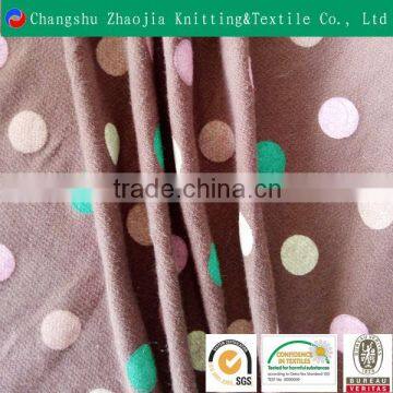 100% polyester warp knitted cotton printed fabrics