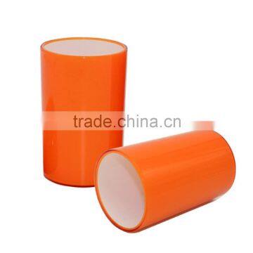 Factory supply wholesale plastic orange double wall tumbler