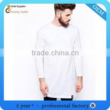 Newest rayon polyester cotton t-shirt long