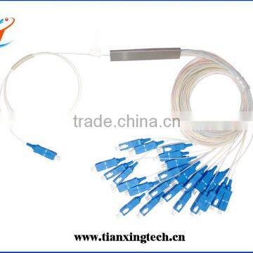 900um fanout fiber 1x24 SC UPC optical FTTH splitter with factory price