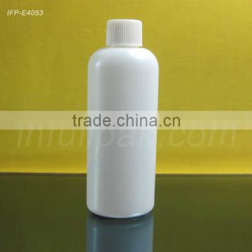 50ml White Oval cosmetic lotion bottle with white screw cap