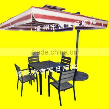 For hotel side post aluminum umbrella