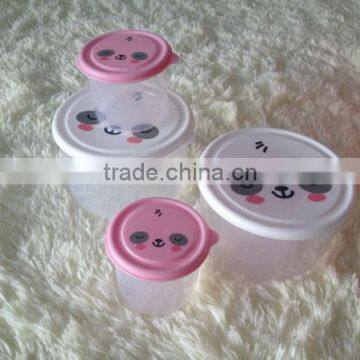Fresh 3 Piece Plastic Food Storage Container Set