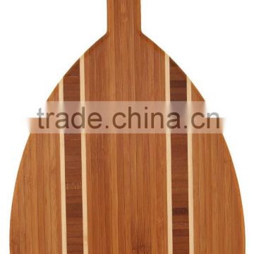 Eco-friendly Bamboo Outrigger Paddle Bamboo Cutting and Serving Board original design vegetable cutting board