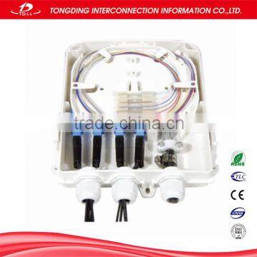 Eight Cores White outdoor distribution box