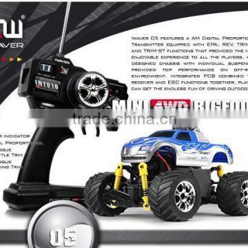 iw05 1/24 4wd rc car bigfoot remote control car