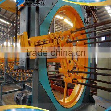 Rebar cage forming machine