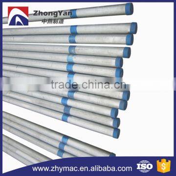 ASTM A53 sch 40 galvanized seamless steel pipe