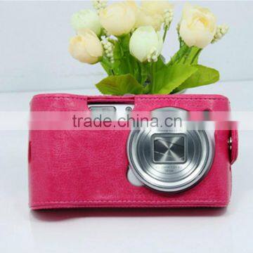 Wholesale vintage leather Camera Bag for Samsung camera in Dongguan