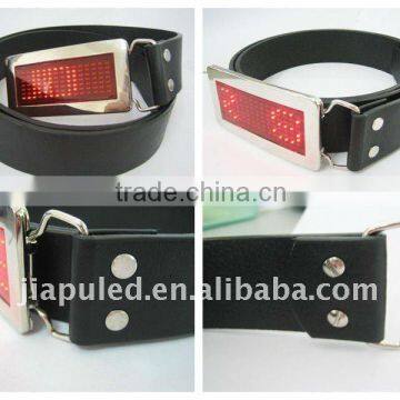 Belt Scrolling Led light Buckle