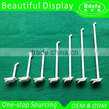 Small Plastic Hanging Display Hook for Paperboard