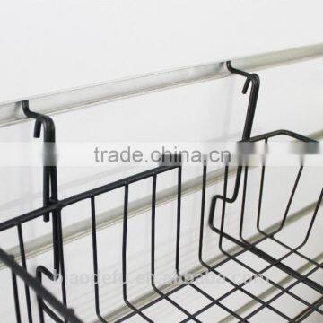 Slatwall Metal Hanging Wire Mesh Basket photo-4