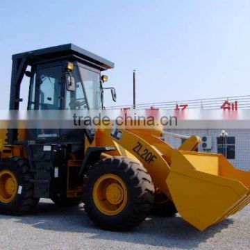 small wheelloader ZL20F 2ton with bucket 1.2m3-1.5m3 mini wheelloader