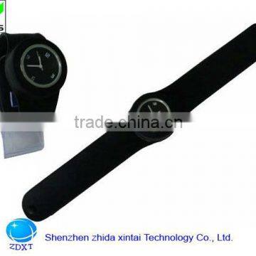 silicone rubber slap watch