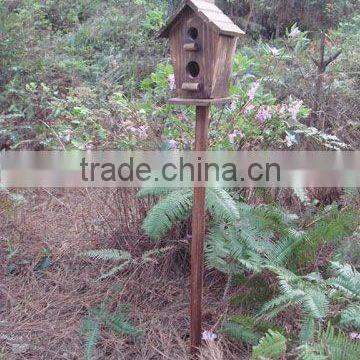 bird house with pole