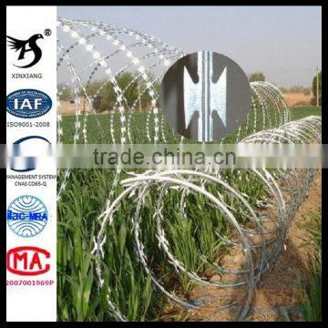 Xinxiang BTO-22 galvanized concertina razor wire for sale alibaba express